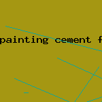 painting cement floor